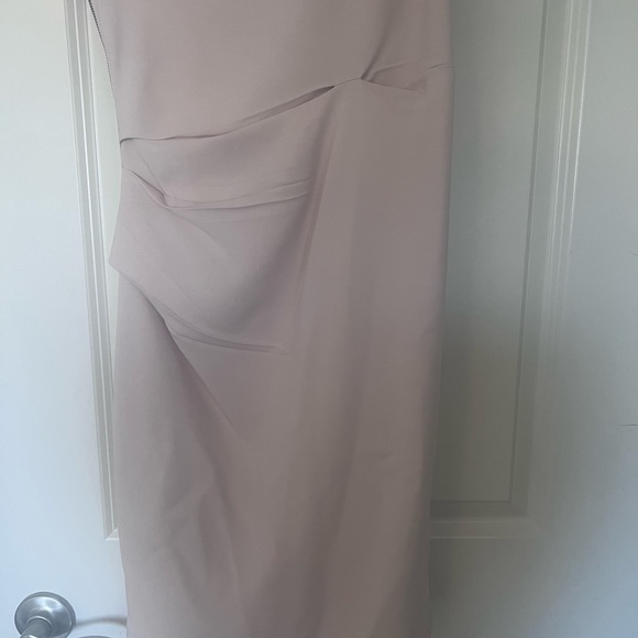Reiss Pale Mauve/cream colored dress for work or dinner - Picture 4 of 8